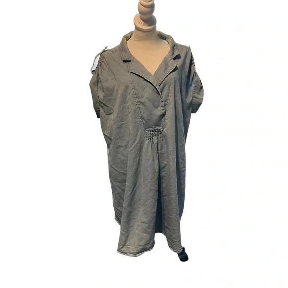 Daniel Rainn women's size 1XL denim blouse/tunic - Picture 1 of 3